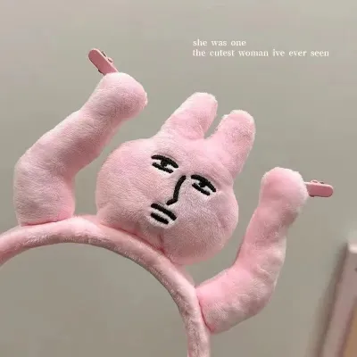 Funny Cute Pink Rabbit Hairband